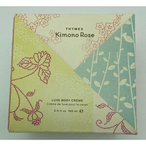 THYMES Kimono Rose Luxe Body Crème Body Lotion 5.5 fl oz 165 ml New in Box